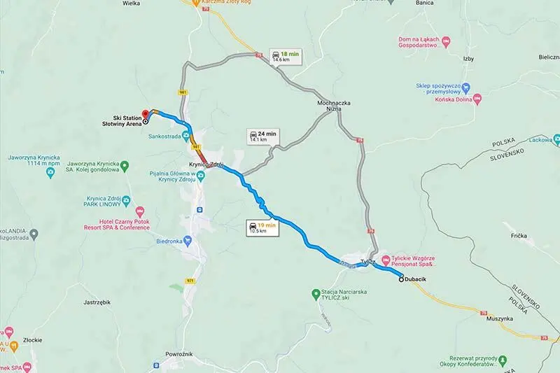 Map: Słotwiny Arena